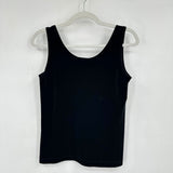 women Chico's NWT Velvet Tank Black Knit Top S