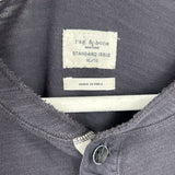 men Rag & Bone Henley Gray Knit Top XL