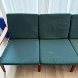 Rare 4-Seater MCM Arne Wahl Iversen Model 35 Teak Sofa Furniture