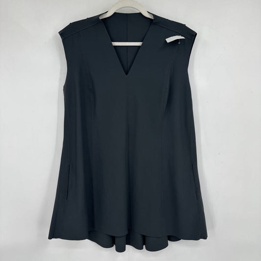 women M2057 by Maria Pinto Sleeveless Mini Tunic MSRP $295 Gray Knit Top XL
