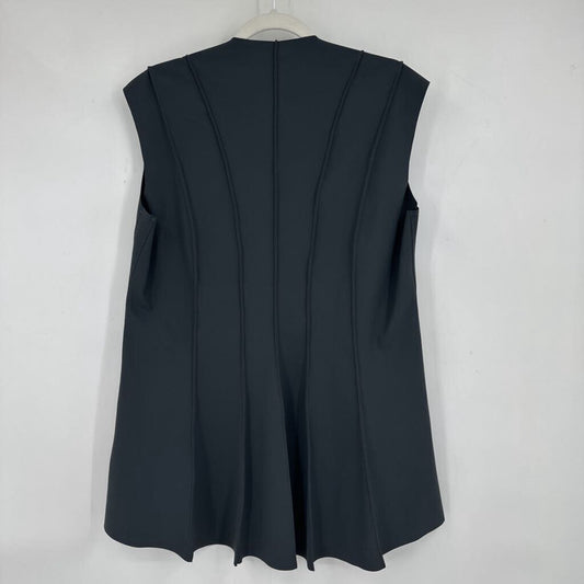 women M2057 by Maria Pinto Sleeveless Mini Tunic MSRP $295 Gray Knit Top XL