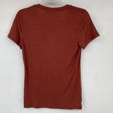 women Icebreaker Merino Moon Sonnet Tee Dusty Rose Knit Top XS