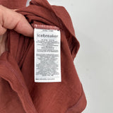 women Icebreaker Merino Moon Sonnet Tee Dusty Rose Knit Top XS