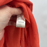 women Free People Catch Me Midi Coral Dress L