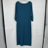 women Free People Skylar Knit Maxi Blue Dress M