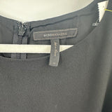 women BCBG Max Azria Solace Ruffle Sleeve Black Dress 10