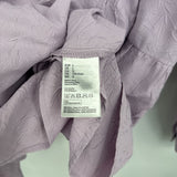 women H&M Crepe Crinkle Shirt Dress Lilac Dress L