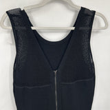 women Diane Von Furstenberg Moscow Mesh Insert Knit Bodycon Black Dress M