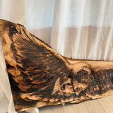 Hand Carved Pyrography by Local Artist Home Decor