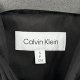 women Calvin Klein Water Resistant Hooded Raincoat Black Coat S