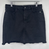 women Just Black High Rise Denim Mini Black Skirt XL