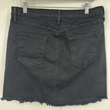 women Just Black High Rise Denim Mini Black Skirt XL