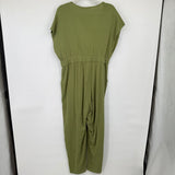 women Backcountry NWT Sleeveless Cotton Gauze Jumpsuit Calliste Green Jumpsuit/Romper L