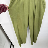 women Backcountry NWT Sleeveless Cotton Gauze Jumpsuit Calliste Green Jumpsuit/Romper L