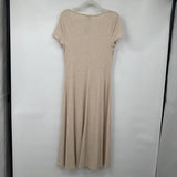 women Universal Thread NWT Cotton Ribbed Maxi Oatmeal Dress M