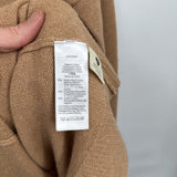 women Madewell Merino Blend Johnny Collar Camel Dress S