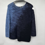 women Nic + Zoe Ombre Blue Sweater M
