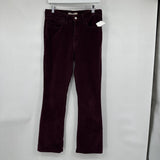 women Levi's High Rise Bootcut Corduroy Plum Pants 30/10