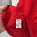 women Loft NWT Mockneck Red Sweater XL
