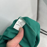 women Skue Satin Wrap Emerald Green Dress S
