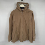 women Sonoma Lined Cordurory Khaki Jacket 1X