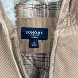 women Sonoma Lined Cordurory Khaki Jacket 1X