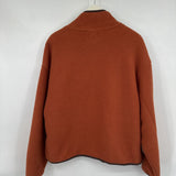 women Mountain & Isles Snap Fleece Burnt Orange Jacket XL