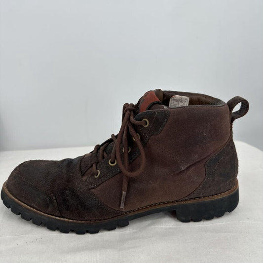 men Patagonia Tin Shed 6" Waterproof Leather Boots Brown Shoes 11