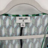 women Diane Von Furstenburg for Target NWT Knit Print Green Aqua White Black Dress M