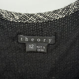 women Theory Marled Sleeveless A-Line Gray Dress 12