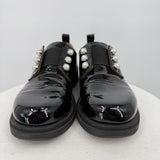 women Charles David Gent Leather Slip On Loafer Black Shoes 7