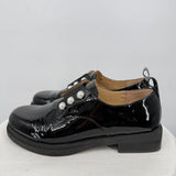 women Charles David Gent Leather Slip On Loafer Black Shoes 7