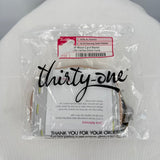 women Thirty One NWT Modern Tote with Matching Half Moon Wallet Dancing Dash Purse