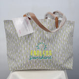 women Thirty One NWT Modern Tote with Matching Half Moon Wallet Dancing Dash Purse