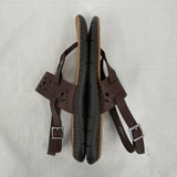 women BOC Laser Cut Sandals Brown Shoes 9