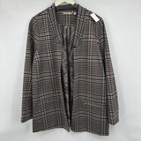 women Soft Surroundings Plaid Neutrals Jacket XL