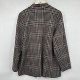 women Soft Surroundings Plaid Neutrals Jacket XL