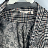women Soft Surroundings Plaid Neutrals Jacket XL