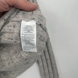 women Madewell Wide Rib Funnel Neck Gray Sweater XS
