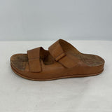 women Kork Ease Torreya Double Leather Strap Brown Shoes 10