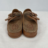 women Kork Ease Torreya Double Leather Strap Brown Shoes 10