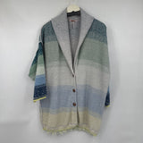 women Free People Sunset Park Cardigan Jade Oasis Sweater XS