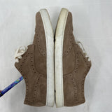 men Rockport Suede Wingtip Sneakers Tan Cream Shoes 9