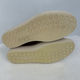women Ecco Soft 7 Woven Slip On Brown Cream Shoes 39/8-8.5