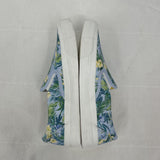 women Tommy Bahama Ferris Tropical Slip-On Blue Green Yellow Shoes 8.5