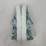 women Tommy Bahama Ferris Tropical Slip-On Blue Green Yellow Shoes 8.5