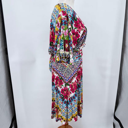 women Desigual Floral Multi Dress XL