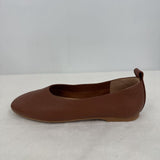 women Quince Italian Leather Glove Ballet Flat Cognac Shoes 7