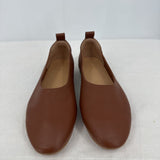 women Quince Italian Leather Glove Ballet Flat Cognac Shoes 7