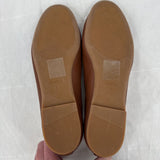 women Quince Italian Leather Glove Ballet Flat Cognac Shoes 7